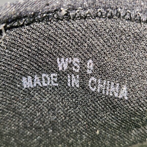 OOfos OOmg High Women's Sz 9 Black Slip On Recovery Comfort Breathable Mesh Shoe - Picture 10 of 10